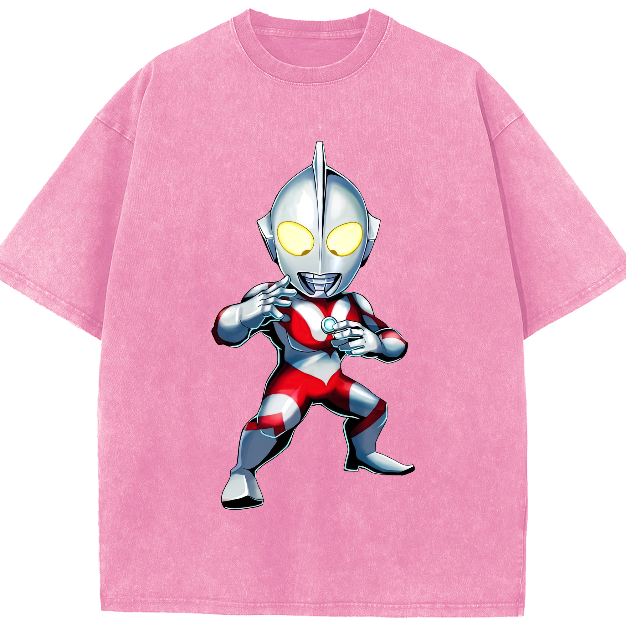 （画像用） ウルトラマン Ultraman 綿100% ヴィンテージ風 半袖Tシャツ（フロントプリント）